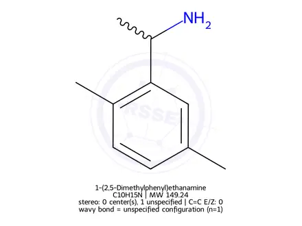 Chemical structure of 1-(2,5-Dimethylphenyl)ethanamine
