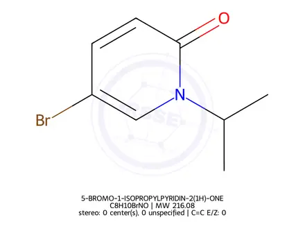 Chemical structure of 5-BROMO-1-ISOPROPYLPYRIDIN-2(1H)-ONE