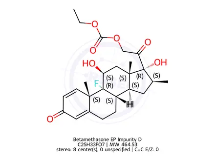 Chemical structure of Betamethasone EP Impurity D