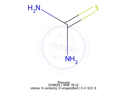 Chemical structure of Thiourea