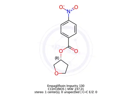 Chemical structure of Empagliflozin Impurity 130