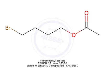 Chemical structure of 4-Bromobutyl acetate
