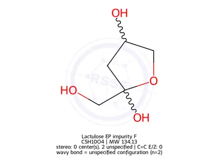 Chemical structure of Lactulose EP impurity F