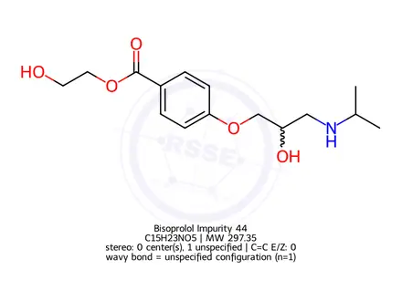 Chemical structure of Bisoprolol Impurity 44