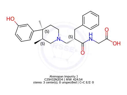 Chemical structure of Alvimopan Impurity J