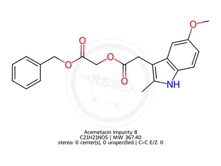 Chemical structure of Acemetacin Impurity 8