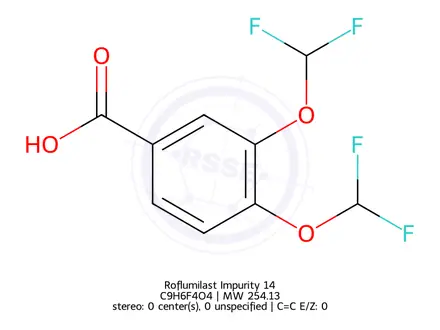 Chemical structure of Roflumilast Impurity 14