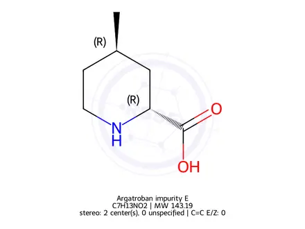Chemical structure of Argatroban impurity E