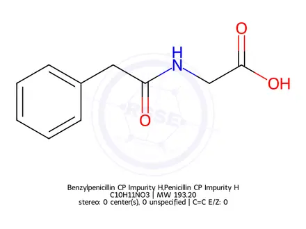 Chemical structure of Benzylpenicillin CP Impurity H,Penicillin CP Impurity H