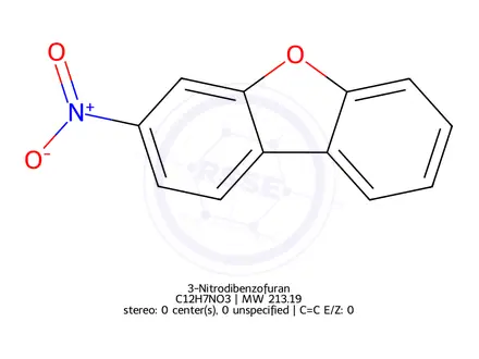Chemical structure of 3-Nitrodibenzofuran