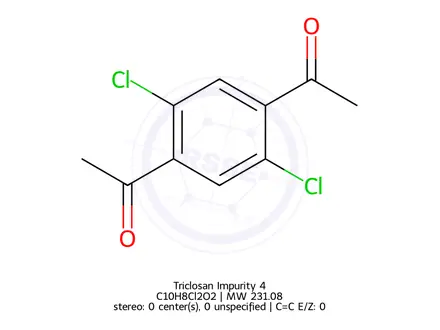 Chemical structure of Triclosan Impurity 4