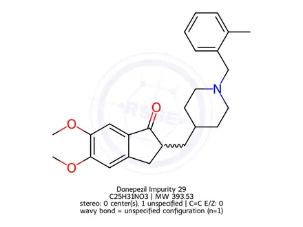 Chemical structure of Donepezil Impurity 29