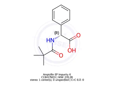 Chemical structure of Ampicillin EP Impurity K