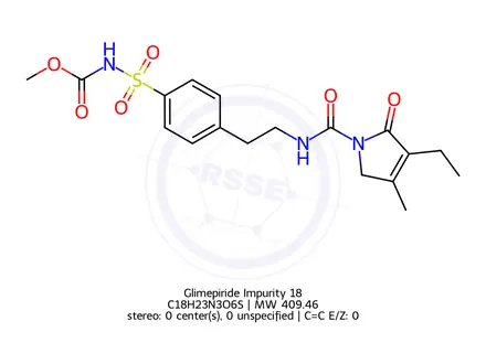 Chemical structure of Glimepiride Impurity 18