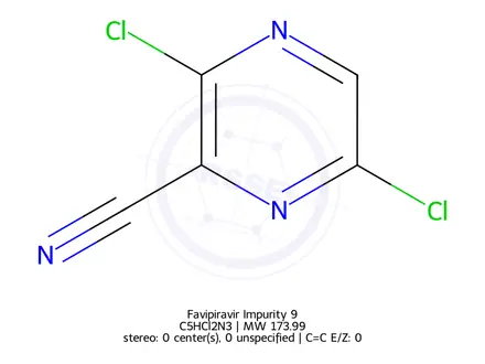 Chemical structure of Favipiravir Impurity 9