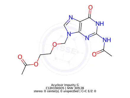 Chemical structure of Acyclovir Impurity G