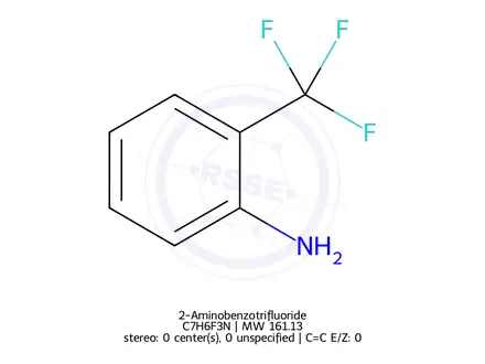 Chemical structure of 2-Aminobenzotrifluoride