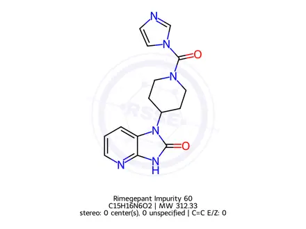 Chemical structure of Rimegepant Impurity 60