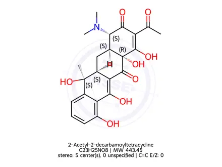 Chemical structure of Tetracycline EP Impurity B