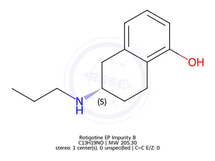 Chemical structure of Rotigotine EP Impurity B