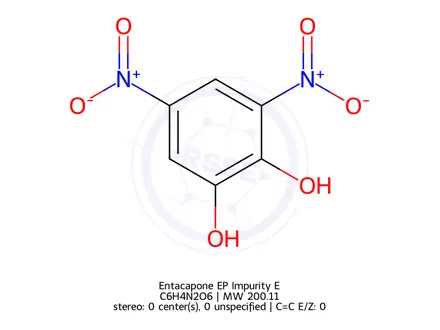 Chemical structure of Entacapone EP Impurity E