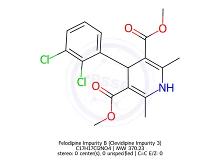 Chemical structure of Felodipine EP Impurity A