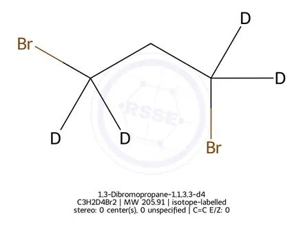 Chemical structure of 1,3-Dibromopropane-1,1,3,3-d4