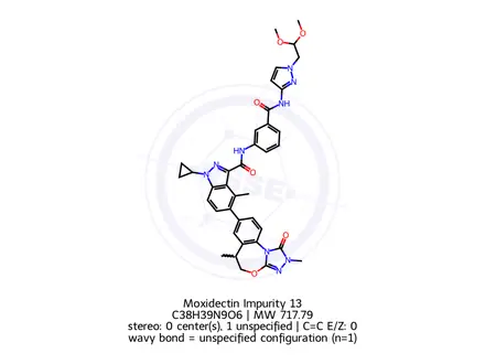 Chemical structure of Moxidectin Impurity 13