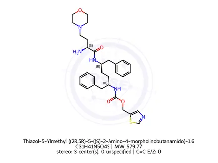 Chemical structure of Cobicistat Impurity 8