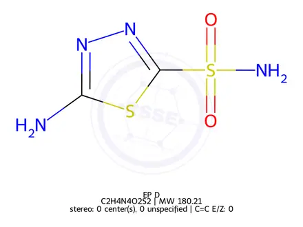 Chemical structure of Acetazolamide EP Impurity D