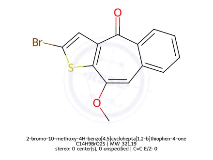 Chemical structure of Ketotifen Fumarate Impurity 16