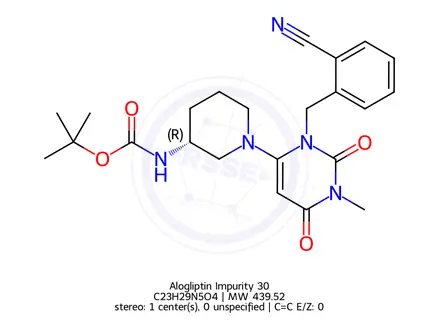 Chemical structure of Alogliptin Impurity 30