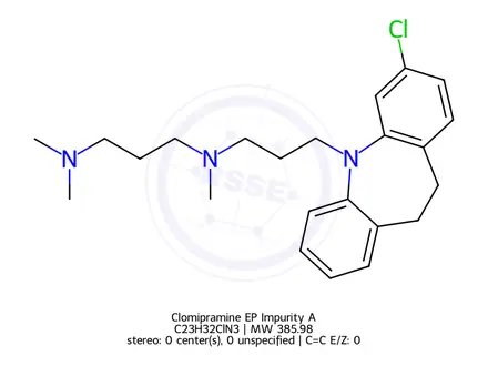 Chemical structure of Clomipramine EP Impurity A