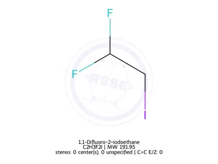 Chemical structure of 1,1-Difluoro-2-iodoethane
