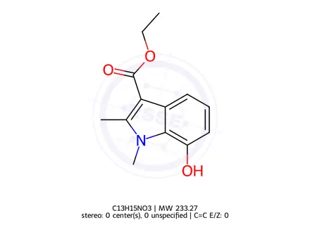 Chemical structure of Abidol Impurity 30