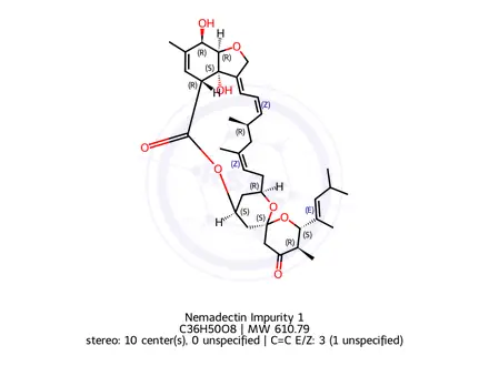 Chemical structure of Nemadectin Impurity 1