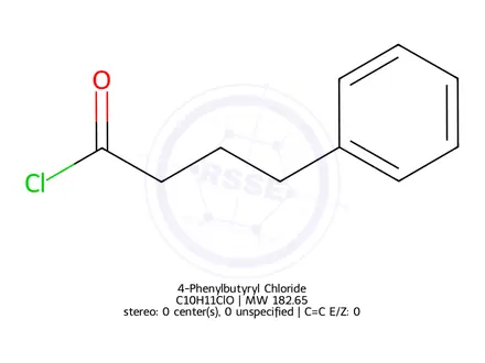 Chemical structure of 4-Phenylbutyryl Chloride