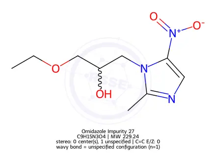 Chemical structure of Ornidazole Impurity 27