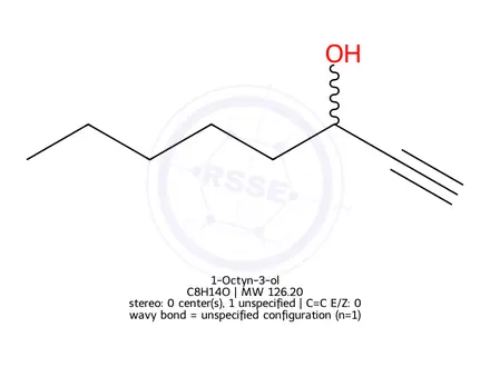Chemical structure of 1-Octyn-3-ol