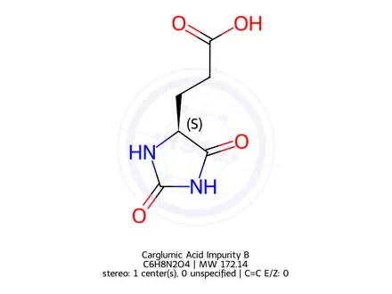 Chemical structure of Carglumic Acid Impurity B