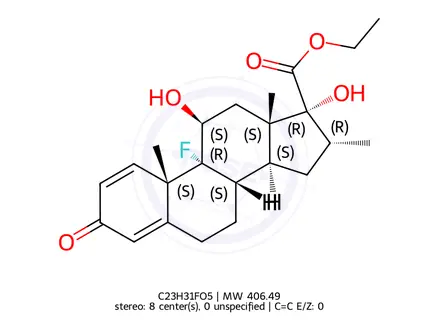 Chemical structure of Dexamethasone Related Compound E