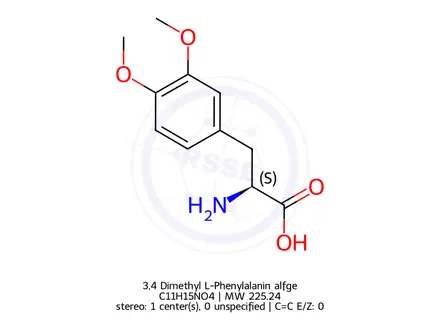 Chemical structure of 3,4 Dimethyl L-Phenylalanin alfge