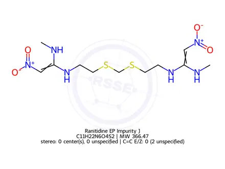 Chemical structure of Ranitidine EP Impurity J