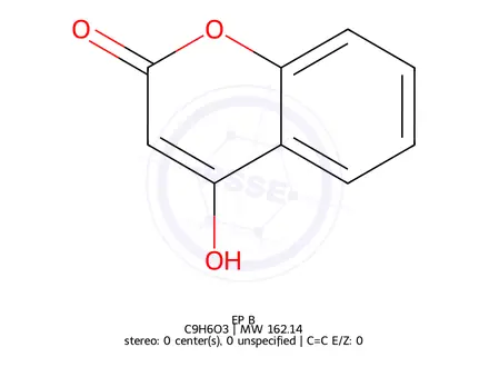 Chemical structure of Warfarin Sodium Impurity 2 (Warfarin Sodium EP Impurity B)