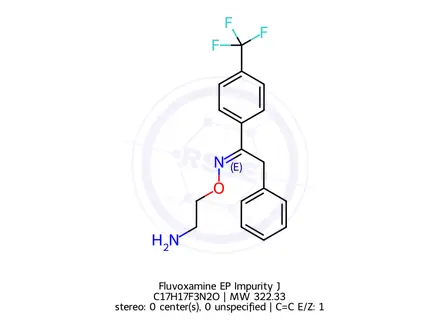 Chemical structure of Fluvoxamine EP Impurity J