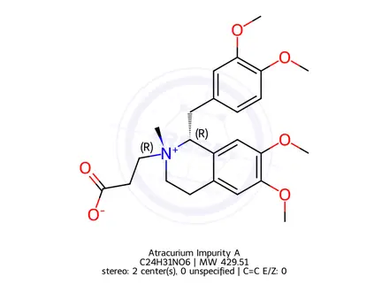 Chemical structure of Atracurium Impurity A