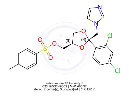Chemical structure of Ketoconazole EP Impurity E