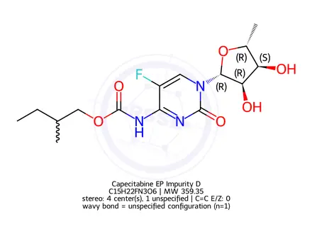 Chemical structure of Capecitabine Impurity D