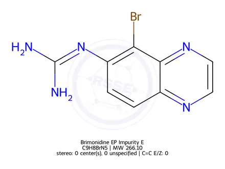 Chemical structure of Brimonidine EP Impurity E