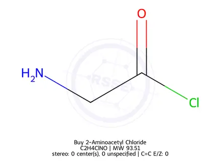 Chemical structure of Buy 2-Aminoacetyl Chloride